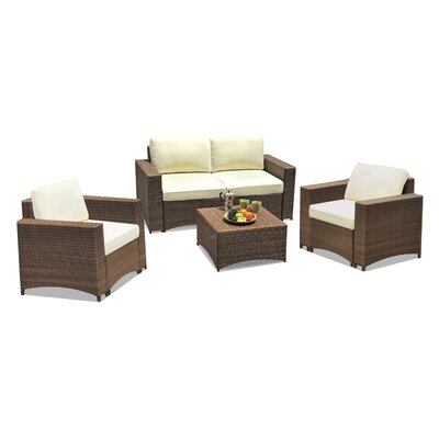 Nelligan Modular Conversation 4 Piece Sofa Seating Group with Cushions -  Wrought Studioâ¢, E5D70A90335348199354671CCF011A4D