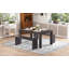 3-Piece Farmhouse Dining Set With Table And Two Benches For Versatile Home Use