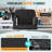 Heated Stadium Seat For Bleachers With Back Support, Dual-Zone Heated Bleacher Seat With 3 Heat Levels, 6 Reclining Positions, Padded Stadium Chair With Armrests, Hooks And Backpack Straps-125861266