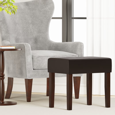 Nakendra PU Leather Rectangle Ottoman Stool,Bench Chair for Living Room,Bedroom