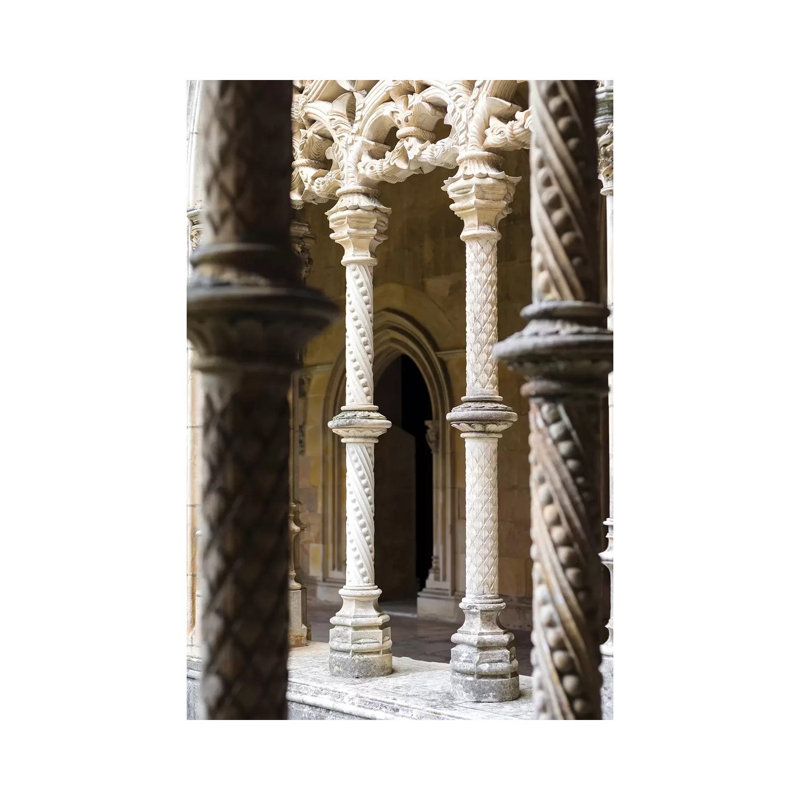 Claustro Real, The Royal Cloister. Monastery Of Batalha, Mosteiro De Santa Maria Da Vitoria by Martin Zwick - Wrapped Canvas Gallery-Wrapped Canvas Giclée