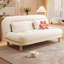 Coussin de canapé modulaire en polyester blanc crème-225892702