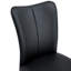 Chaises de salle à manger rembourrées modernes en similicuir avec pieds en métal (ensemble de 6)-871749436-836515309