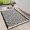 Tapis de salle de bain gaufré, tapis de bain Boho très doux et absorbant antidérapant, tapis de douche à revers en caoutchouc pour plancher de salle de bain, baignoire et douche