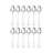 Wallace Continental Hammered 65-Piece 18/10 Stainless Steel Flatware Set, Service for 12
