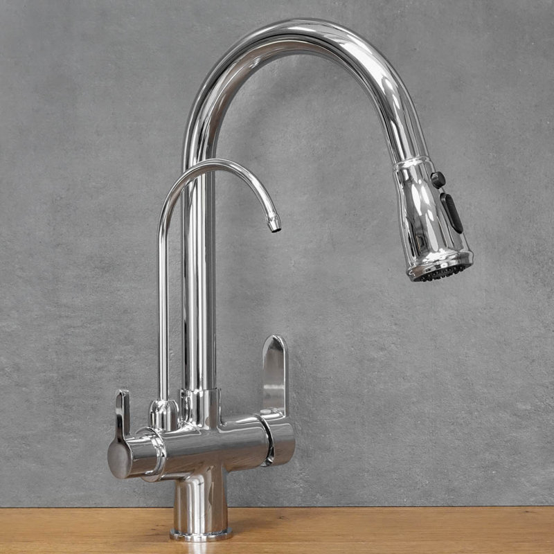 Belfry Kitchen Kitchen Faucet, Chrome
