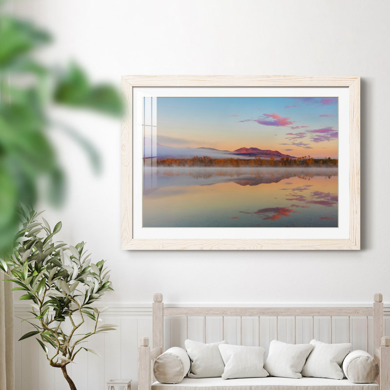 Waterton Lakes - photographie avec cadre photo, H 24 po x l 18 po x P 1,5 po, Cadre blanc