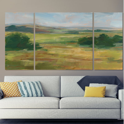 « green valley i », impression à multiples images sur toile
