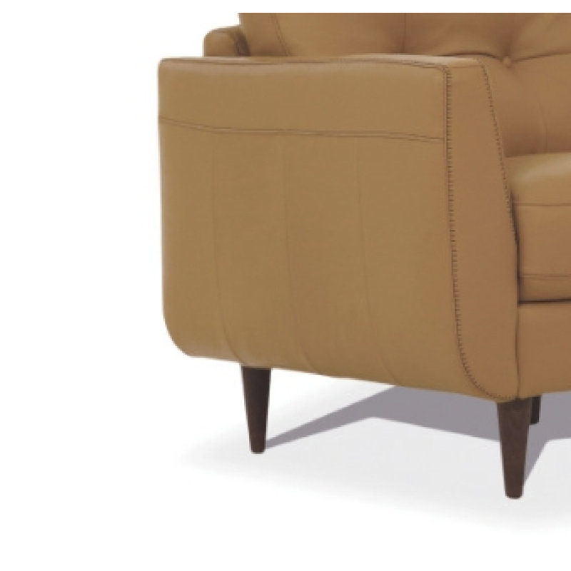Radwan Camel Leather Chair