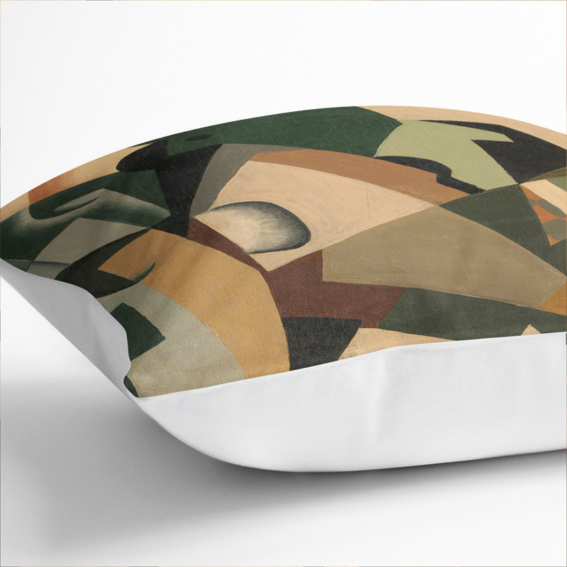 Square Cushion, White, 40cm H x 40cm W x 15cm D