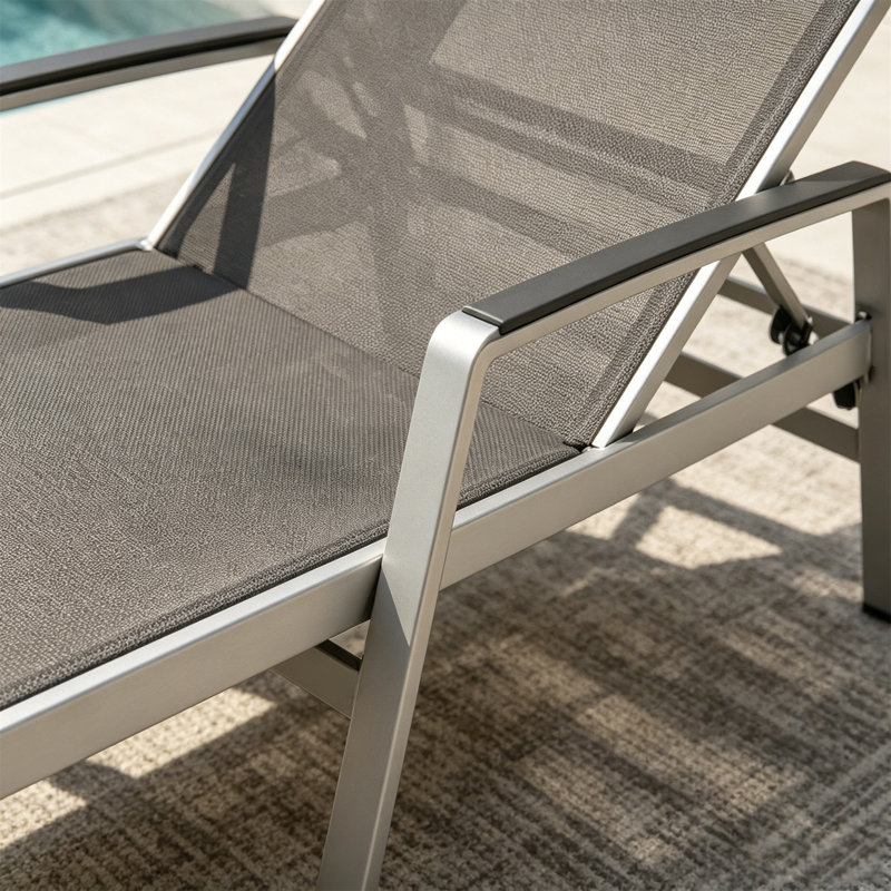 Oaxton chaise longue (ensemble de 2), Gris