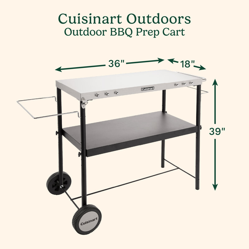 Cuisinart Outdoor BBQ Prep Cart, CPT-200