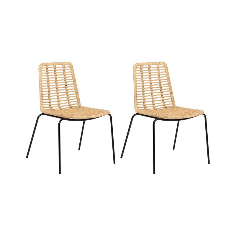 46cm H Side Chair, Brown, Brown