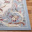 Brayton Floral Hand Hooked Wool Blue Area Rug-21279194