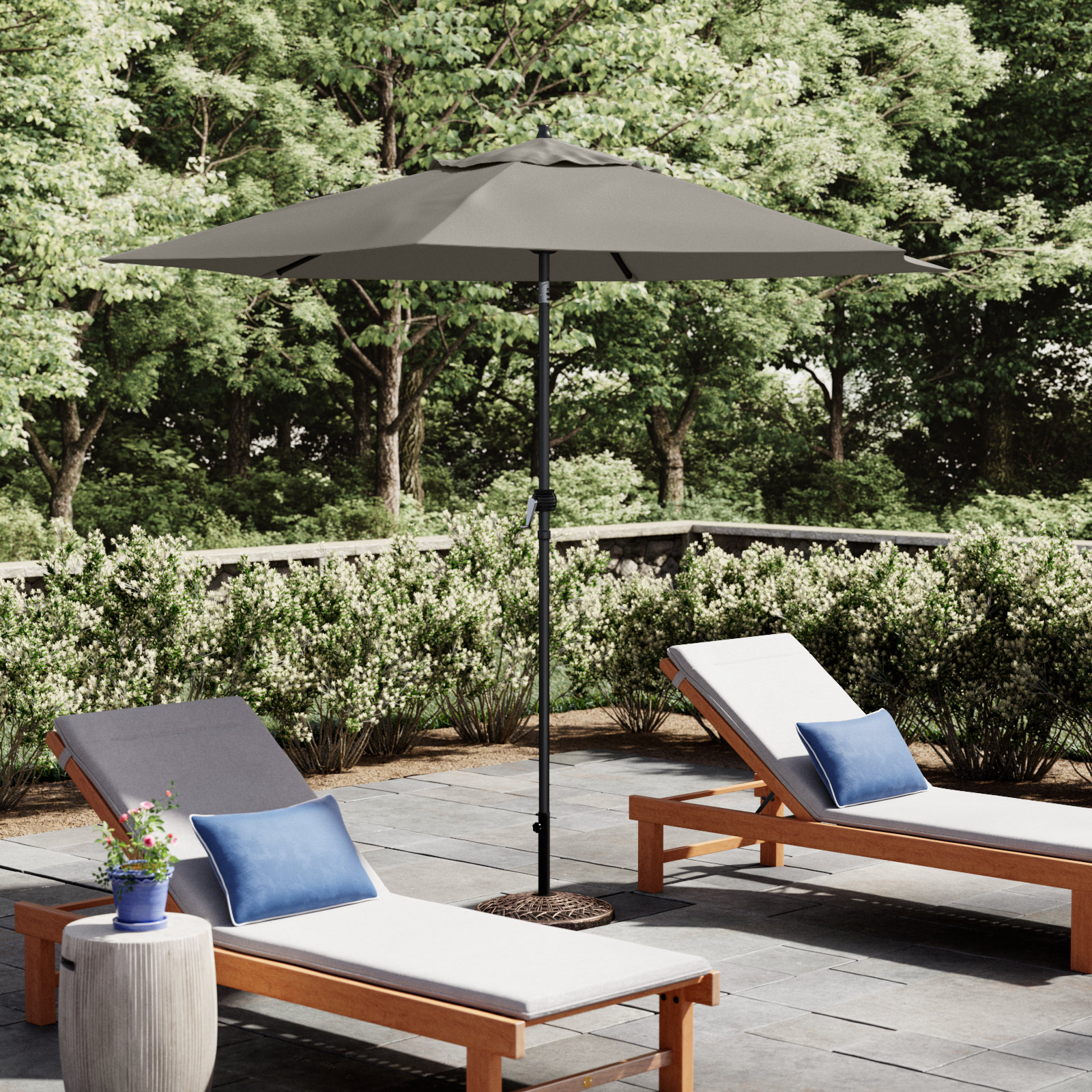 Toscana 108'' Outdoor Umbrella, Taupe