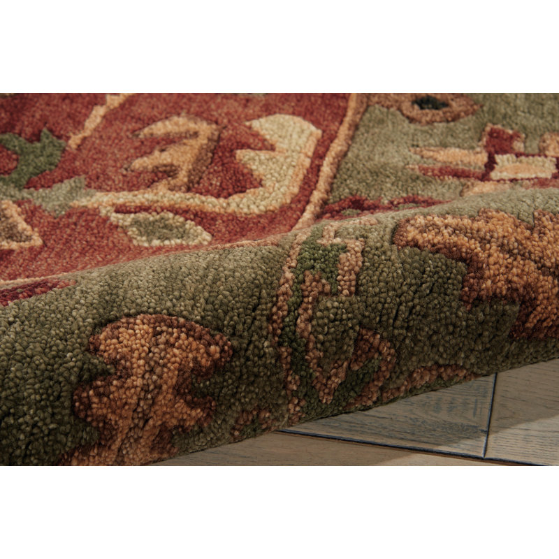 Nourison Tekita Traditional Indoor Rug, Rust, Runner 2'3" x 8'