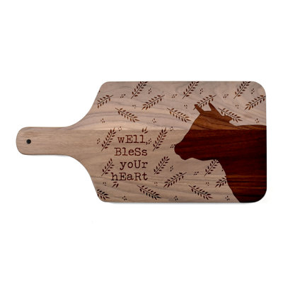 Bless Your Cow Paddle Cutting Board