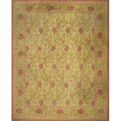 Antique Large Spanish Carpet Europe Knotted Rug