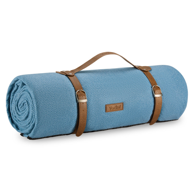 Picnic Blanket, 200cm W x 220cm D, Blue
