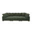Large Seating Corduroy Modular Sleeper Sectional-1434236357