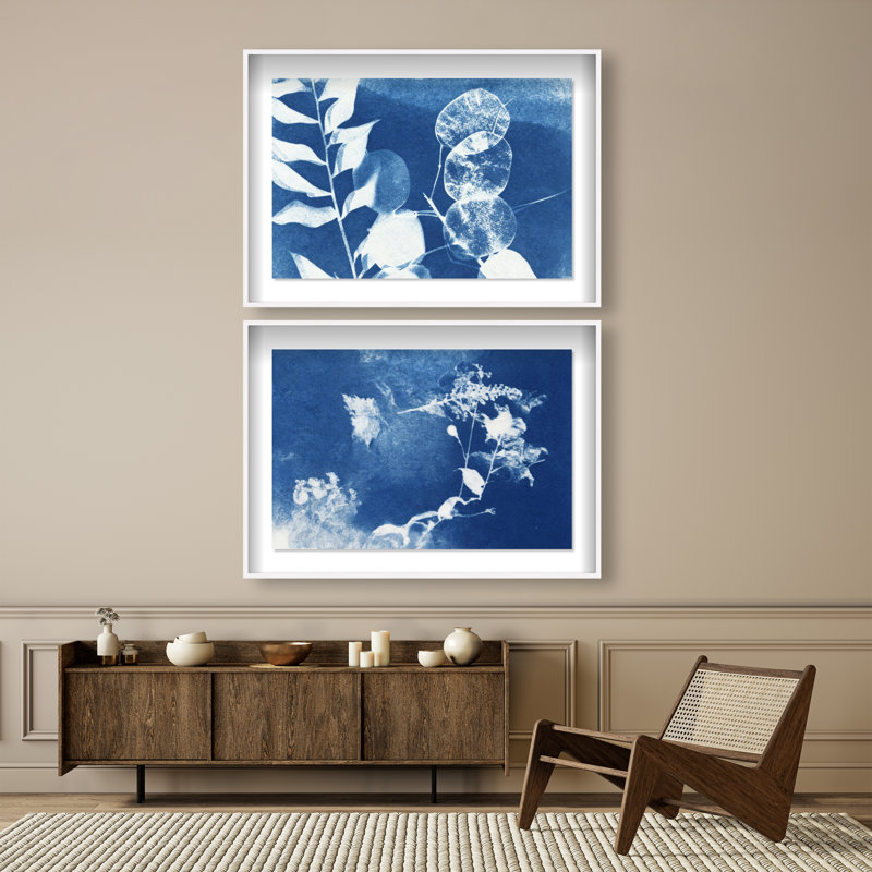 Faded Poetry Set Set by Oliver Gal, 31.5"H x 21.5"W, White Shadowbox