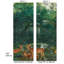 Green Vintage Forest Deer Wallpaper