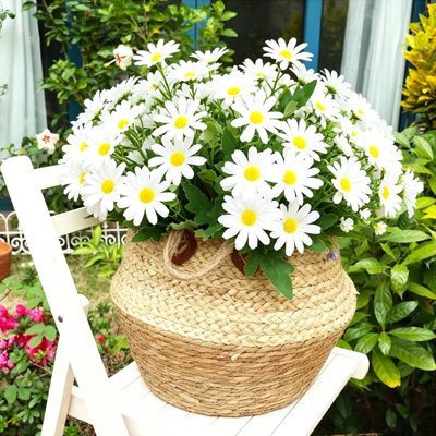 3pcs Small Daisies Bouquet Artificial Flower Pastoral Home Decoration