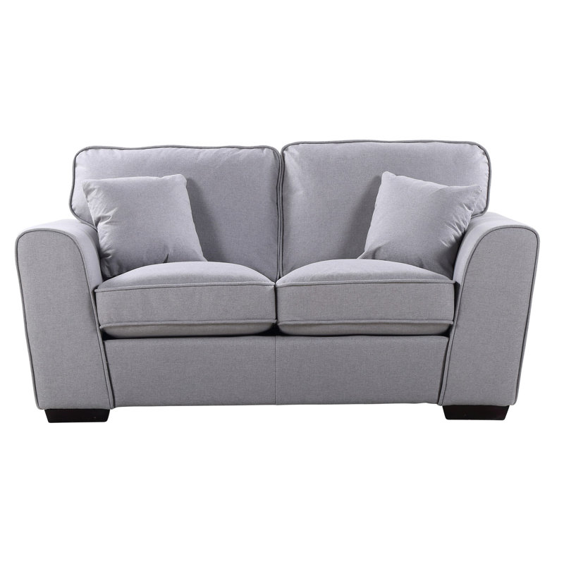Venilale 2 Seater Loveseat, Light Grey