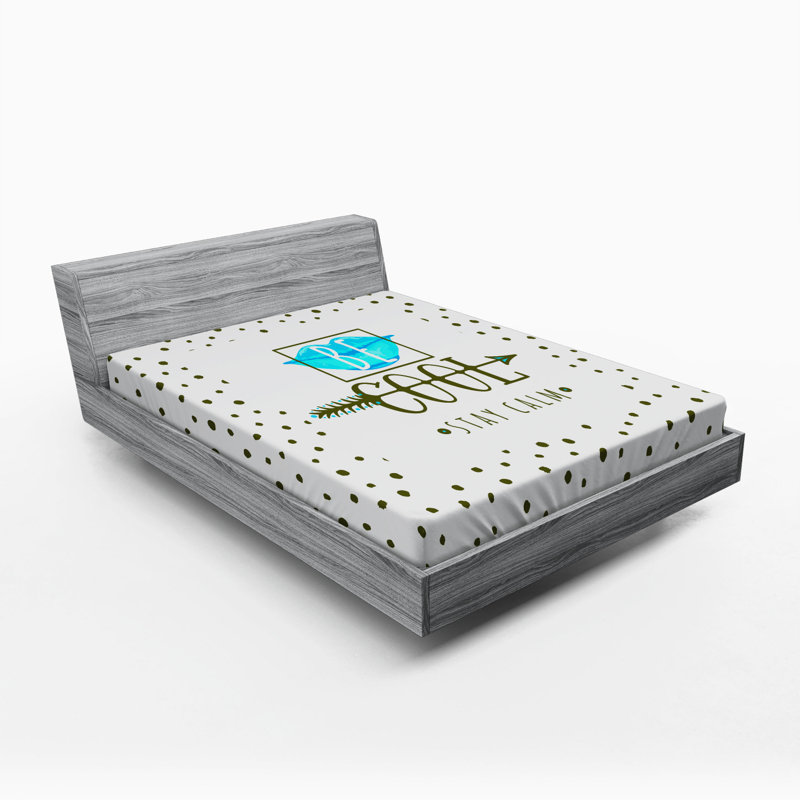 Microfiber Paisley Fitted Sheet, Full Fitted Sheet