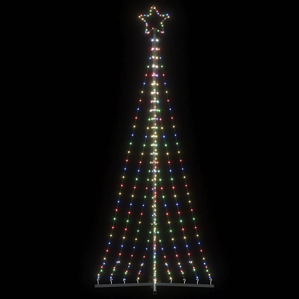 Vidaxl Weihnachtsbaum-Beleuchtung 495 Leds Mehrfarbig 300 Cm