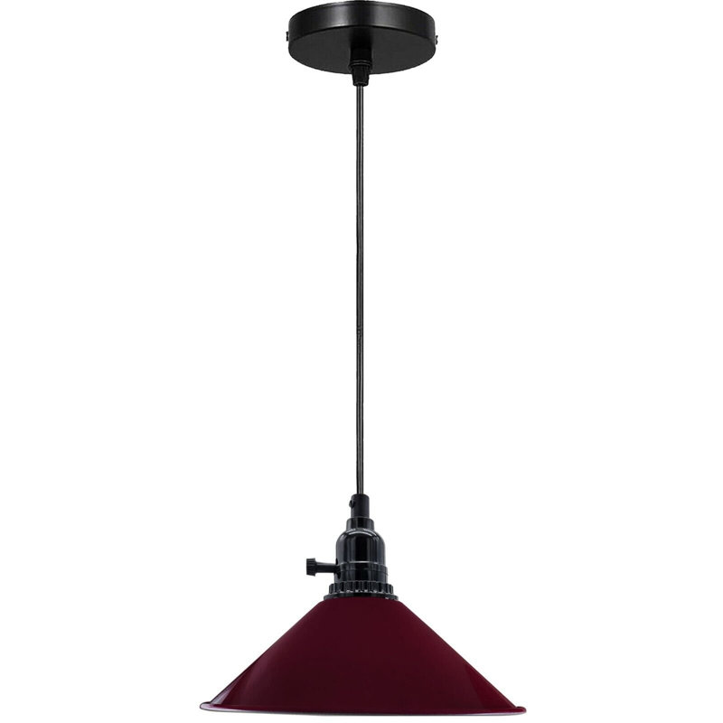 Gaige 1 - Light Pendant, Maroon