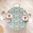 Ambesonne Llama Fitted Round Tablecloth Mint Green and Multicolor-169962151