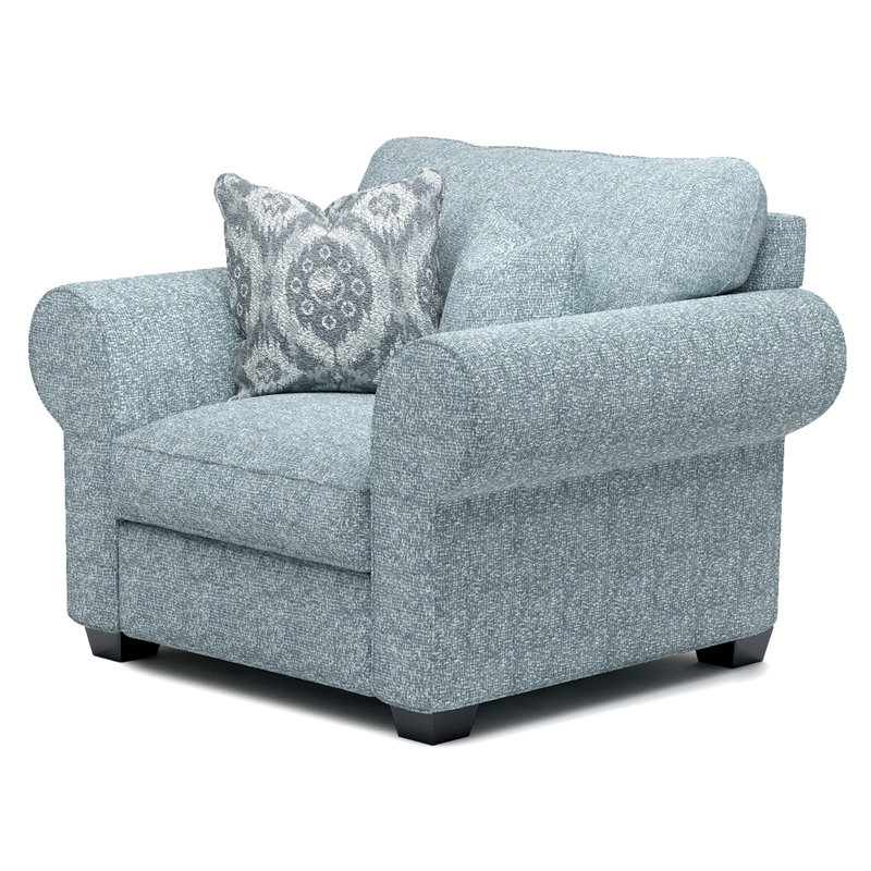 Fauteuil Dunster, Tissu bleu