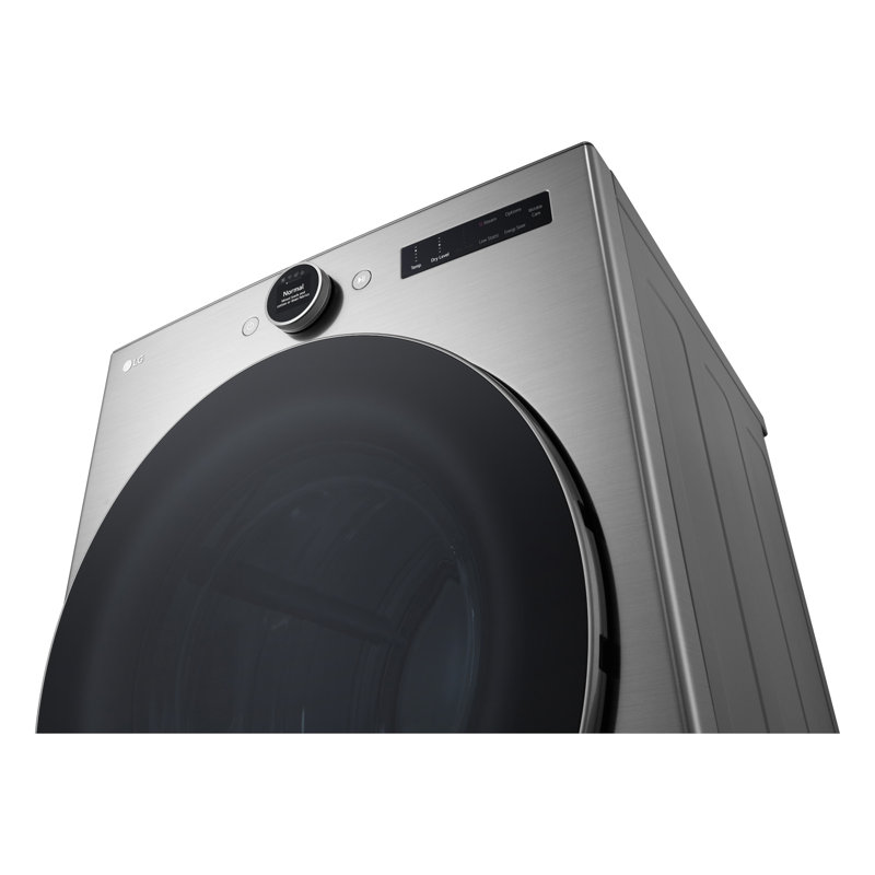 7.4 Cu. Ft. Ultra Large Capacity Smart Front Load Electric Energy Star Dryer With Sensor Dry & Steam Technology