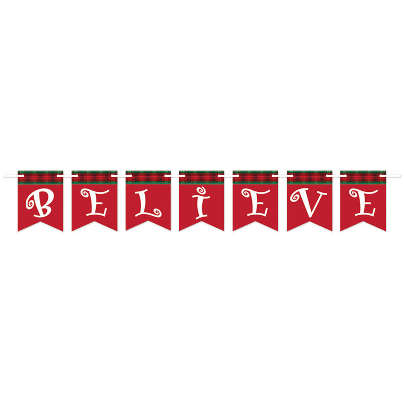 Christmas Believe Streamer