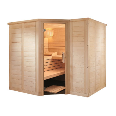 Union Rustic Houndsfield 1 - Person Traditional Steam Sauna in Spruce