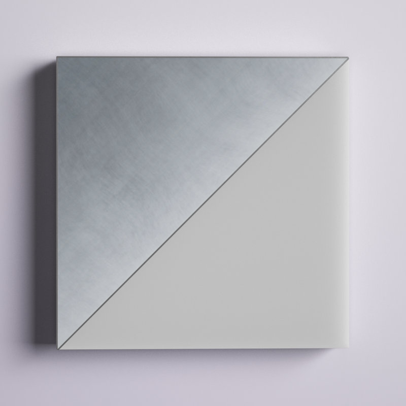 Castone Wall Light, Satin Aluminum