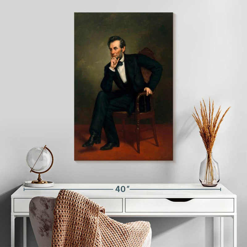 Keiri Abraham Lincoln Portrait, 30" H x 20" W