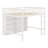 Solid Wood Loft Bed With 8 Open Storage Shelves, Built-In Ladder-333193847