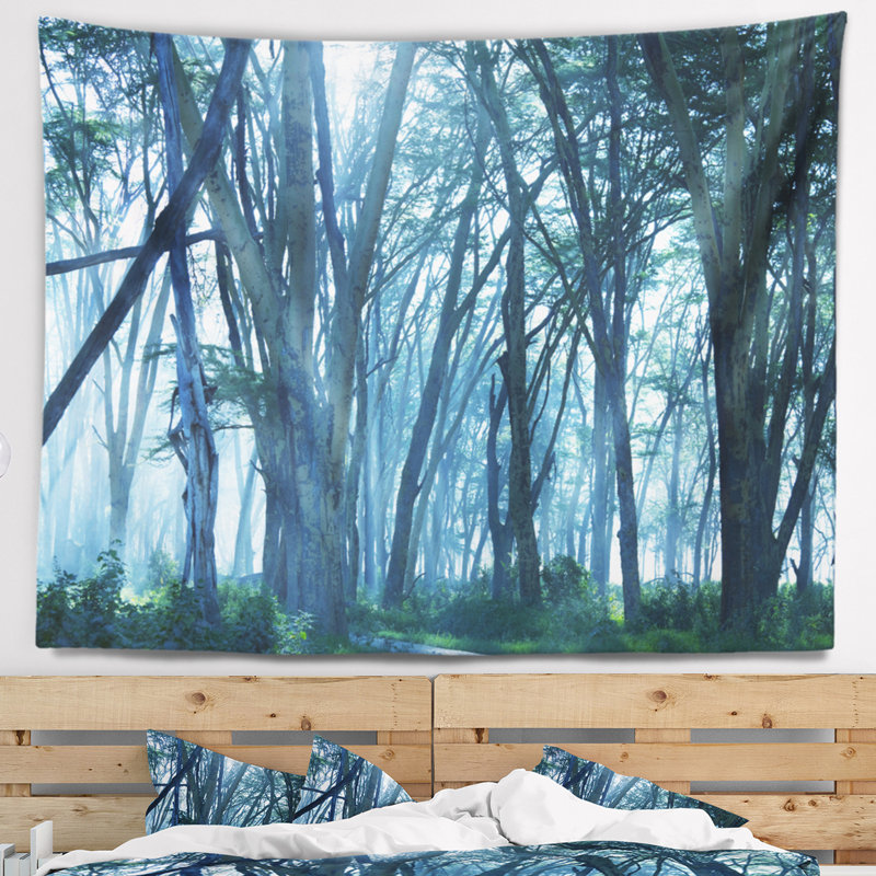 Tapisserie paysage forêt tropicale dense, H 50 po x l 60 po