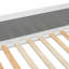 Lits superposés doubles avec rangement, en bois MDF et pin, style maison moderne-492177703
