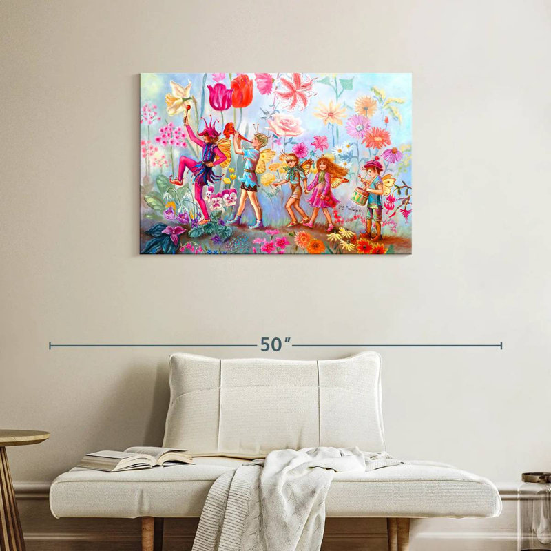 Ashelle Parade Of Flowers, 24" H x 36" W