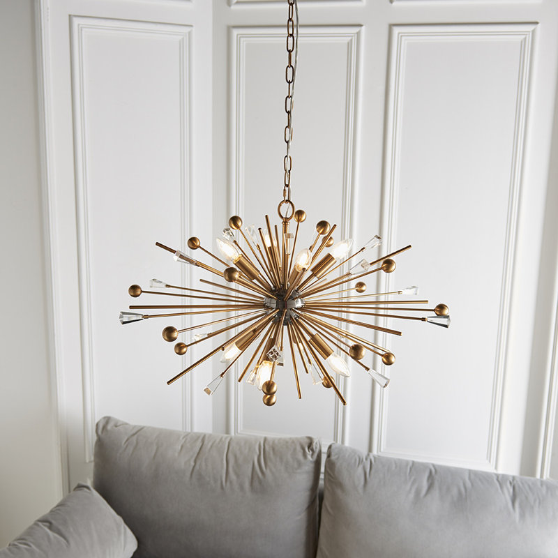 Millvale 8 - Light Sputnik Chandelier