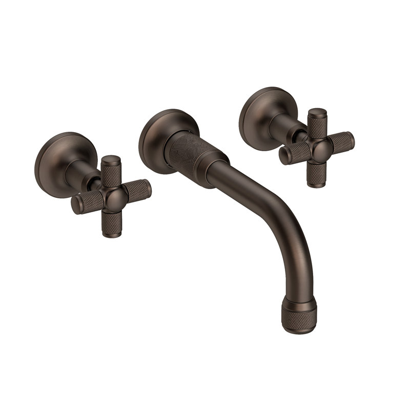 Wall Mount Lavatory Faucet, English Bronze