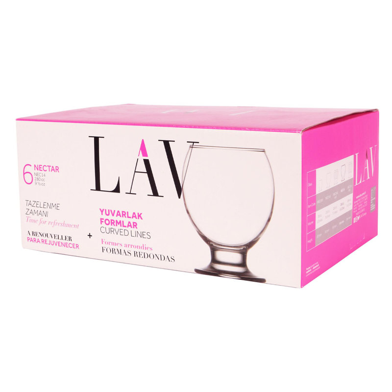 LAV Nectar Glass Tumblers, 280