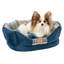Velvet Bolster Pet Bed-50391597-50391600