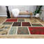 Tapis beige / rouge / vert Arrowyn-22249173
