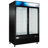 53 in. 42 cu. ft. Commercial Indoor Two Glass-Door Ice Merchandiser Freezer in Black (KM-IM53-2GD)