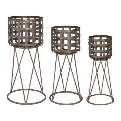 Metal Pot Planter