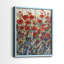 «Garden Poppies I», reproduction encadrée de qualité supérieure - prête à être accrochée - aucun clou requis - aucun clou requis-1838417512-1838417513